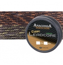 Anaconda pletená šňůra Camou Leadcore 35 lb zelená