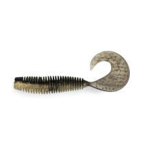 Haibo gumové nástrahy - EASOO Grub Black&Silver 7,5cm 18ks