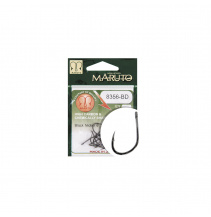 MARUTO HÁČEK 8356-BD CARP BARBED FORGED STRAIGHT EYE HC BLACK NICKEL