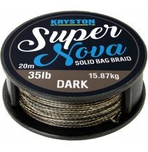 Kryston pletené šňůrky - Super Nova solid braid černý 35lb 20m