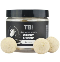 TB Baits Vyvážené Boilie Balanced White Edition + Atraktor Orient Shrimp 100 g - 24 mm