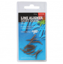 Giants fishing Rovnátka na háček Line Aligner Short Shank Large Brown (Hook 2-6) 10ks