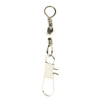 MUSTAD BARREL SWIVEL WITH INTERLOCK SNAP OTOČNÝ KLOUB S KARABÍNKOU