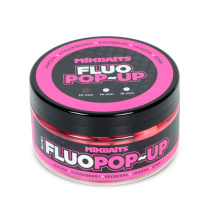 Mini Plovoucí fluo boilie 100ml - Jahoda 10mm