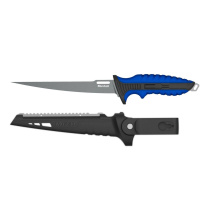 MUSTAD 7inch 4116 STAINLESS STEEL FILLET KNIFE - PTFE NON-STICK COATING BLUE