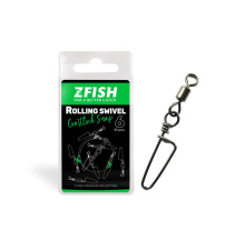 ZFISH Obratlík s Karabinou Rolling Swivel & Coastlock snap