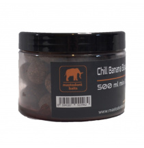 Mastodont Baits Chill Banana Balanced Boilies in dip 500ml mix 20/24mm