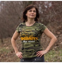 Mikbaits oblečení - Dámské tričko camou Ladies team XL